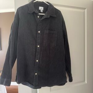 H&M Charcoal Relaxed Fit Shirt